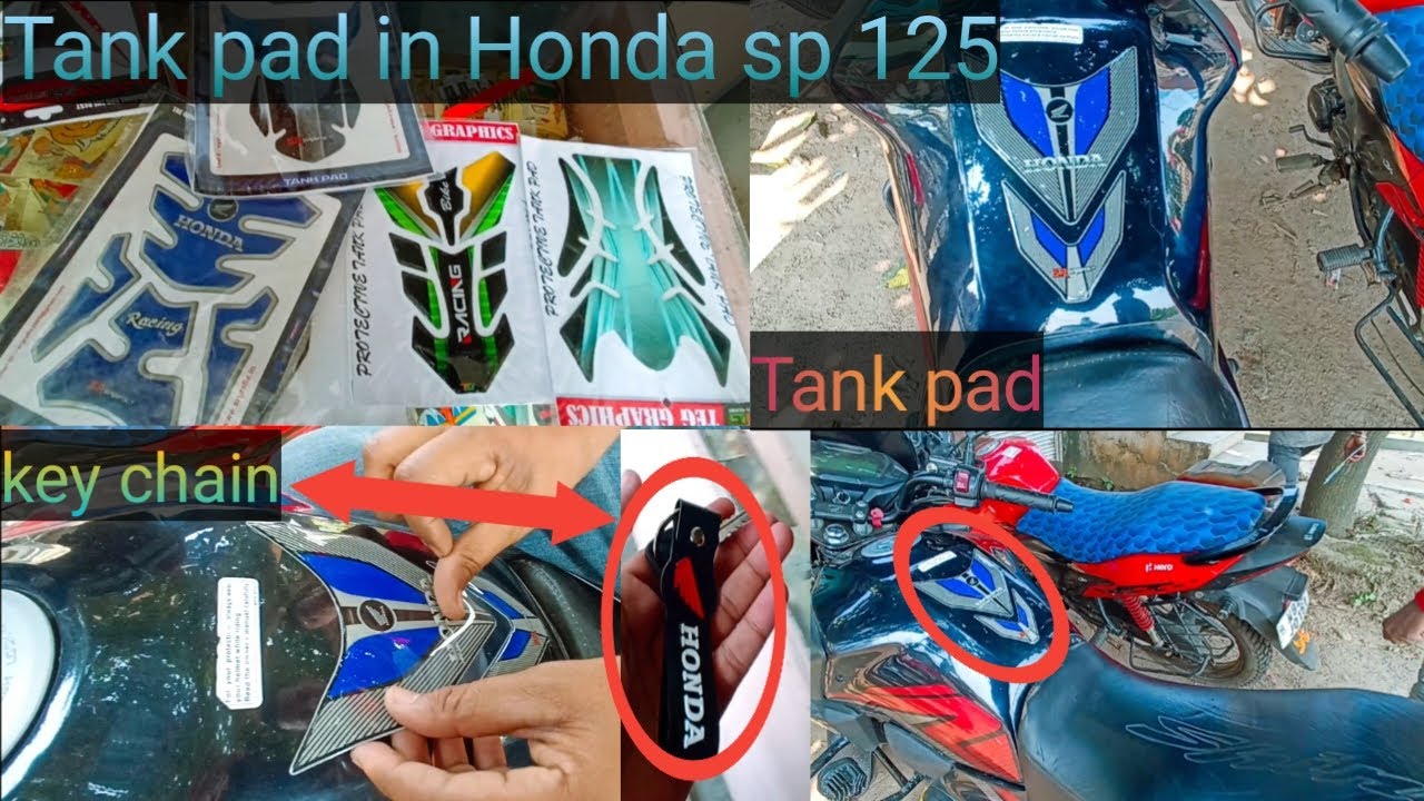 Tank pad in honda sp 125 bs6 2020 model