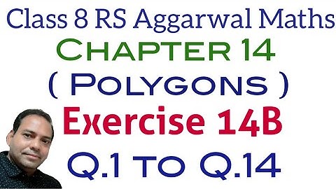 Exercise 14B Class 8 RS Aggarwal Maths