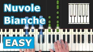 Ludovico Einaudi - Nuvole Bianche - Piano Tutorial Easy - How To Play (Synthesia) chords