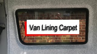 Mercedes Sprinter Conversion  Van Lining Carpet