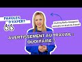 Vous avez reu un avertissement   une avocate vous explique comment grer 