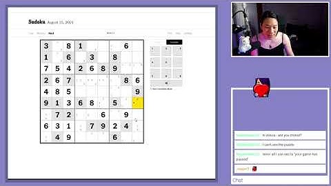 New York Times Hard Sudoku - 15/08/2021