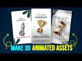 Create Viral 3D Motion Graphics Elements with Ai (100% Free) Like Big Youtubers।