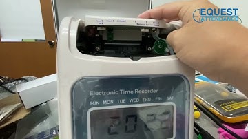 Adjust Print Position Left Right Up Down Punch Card Machine ITBOX i52N Lite Posisi Tinggi Rendah Set