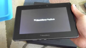 BlackBerry PlayBook Unboxing