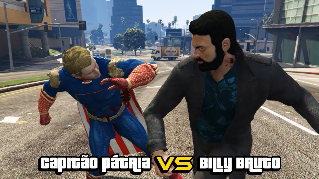 GTA V Capitão Pátria VS Billy Bruto - Treta Épica - YouTube
