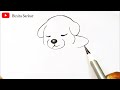 How to draw a cute DOG easily @BinitaSarkar-l3w
