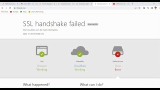 ssl handshake failed problem solve on your website(@designcorner7789 )