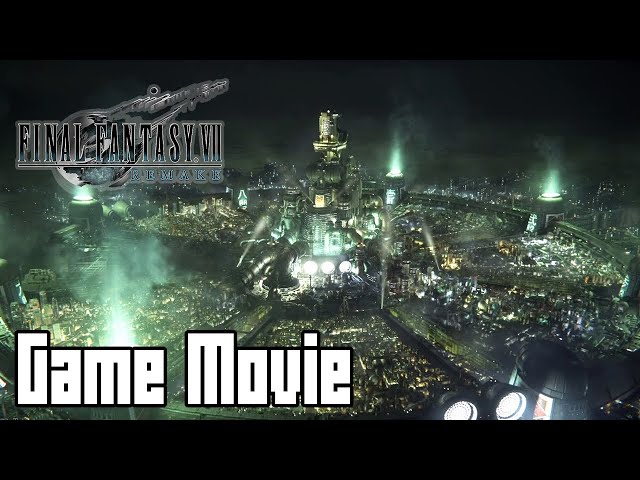 Final Fantasy 7 Remake (All Cutscenes Game Movie , Japanese Voices English Text, No Commentary) class=