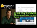 LLM In-Car Feedback: Managing Latency and Trust