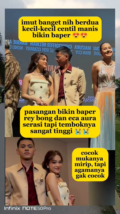 Imut banget pasangan ini #ecaaura #reybong #shorts