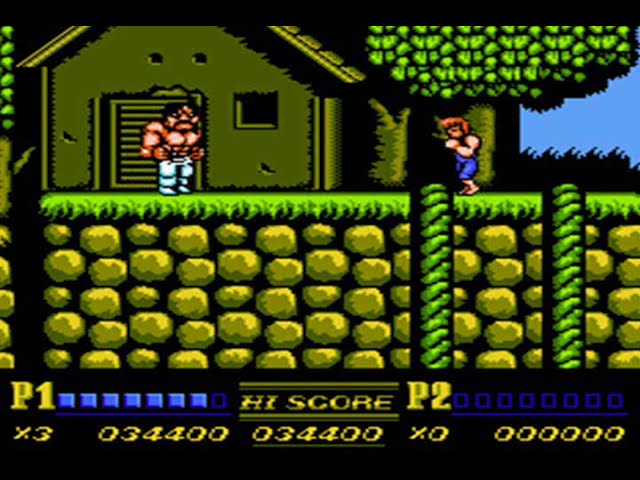 double dragon 2 nes gameplay