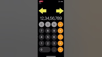 Delete the Last Digit In iPhone Calculator | Swipe To Delete In Calulator #shorts #Shorts