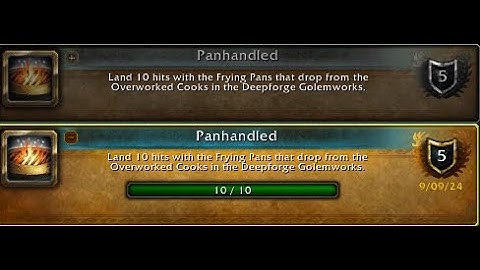 How To Get The Panhandled Achievement! (The Ringing Deeps)