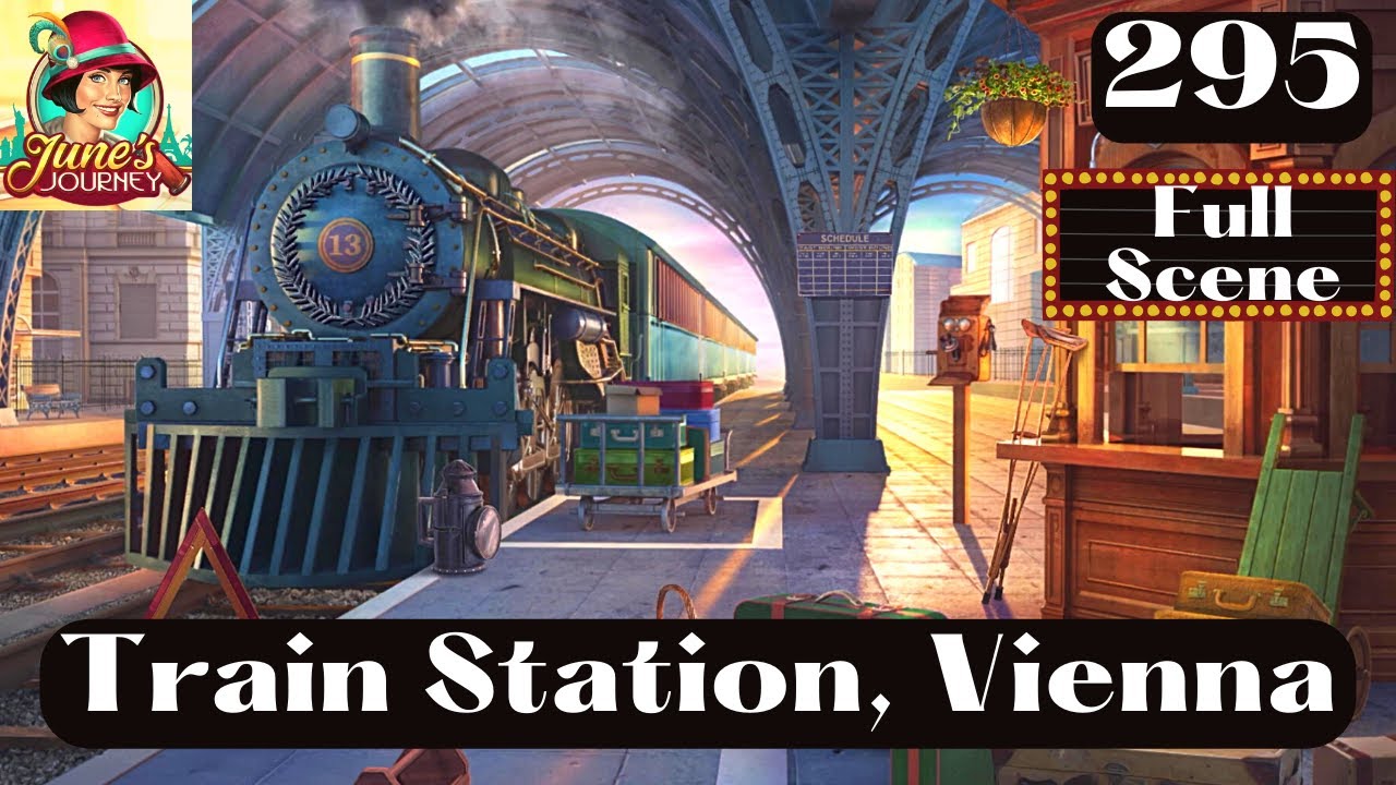 JUNE'S JOURNEY 295 TRAIN STATION, VIENNA (Hidden Object Game) *Full