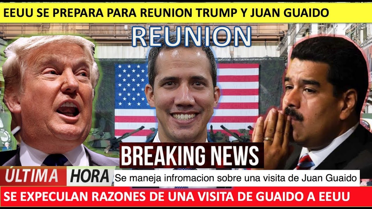 Guaido viajara a Washington a reunion con Donald Trump humor or humour