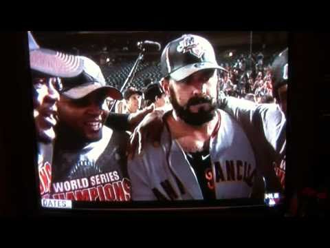 SF Giants World Series Champions BEST CELEBRATIONS MLB network Tim Lincecum, Brian Wilson