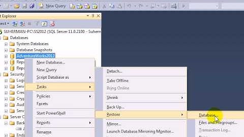 Recovery Advisor Feature in SQL Server 2012