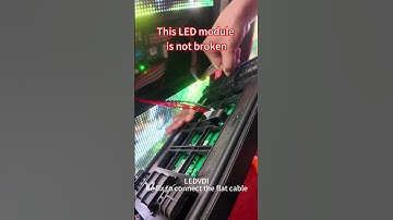 this led module is not broken easy to maintain and install #ledscreen #digitalsignage #ledwall