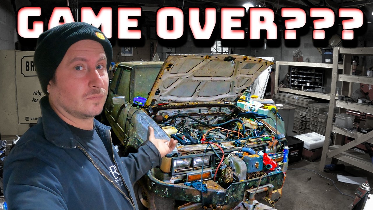 Is it OVER? It's Pretty Broken- 1980's Abandoned Datsun 720 4x4