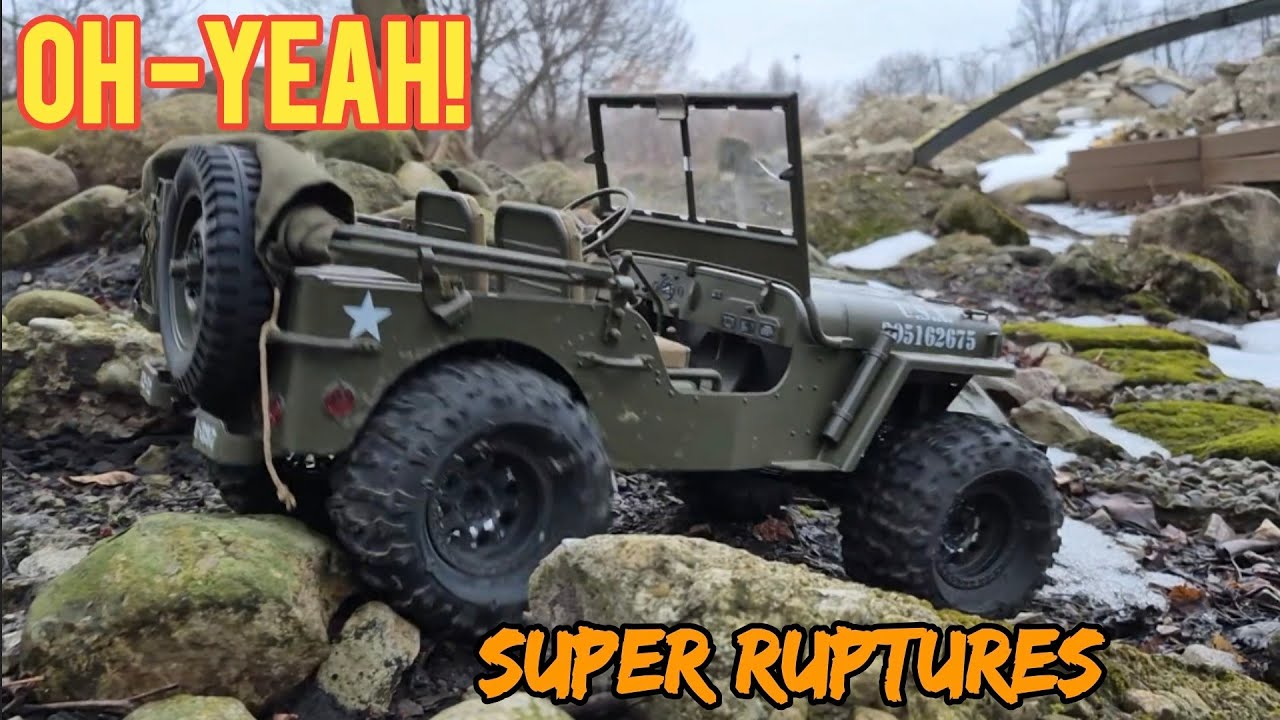 Jconcepts SUPER RUPTURES = Мгновенный зверь для бездорожья! Протестировано на Roc Hobby mb scaler...