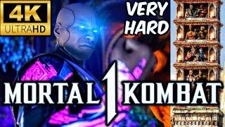 MK1 *DARK GERAS* VERY HARD KLASSIC TOWER GAMEPLAY!! (MOTARO AS KAMEO) 4K 60 FPS NO MATCHES LOST!!