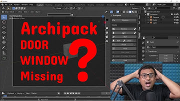 Archipack Blender 2 9 Not Working, Archipack Window Not Showing Anything, How to fix Archipack Error