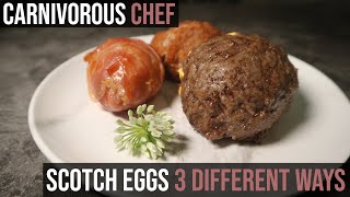 Baked Scotch Eggs Recipe (3 Ways) for the [Carnivore Diet]  EASY Carnivore Diet Recipe