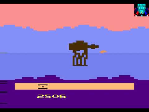 Atari 2600 Game:  Star Wars - The Empire Strikes Back (1982 Parker Bros.)