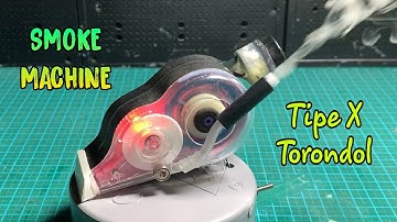 How To Make Correction Tape Motor Smoke Machine || Modif Tipe X Trondol