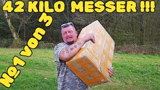 🚨 42 KILO MESSER! 🚨MegaUnboxing № 1 von 3  // WithArmour // Söldner Messerladen