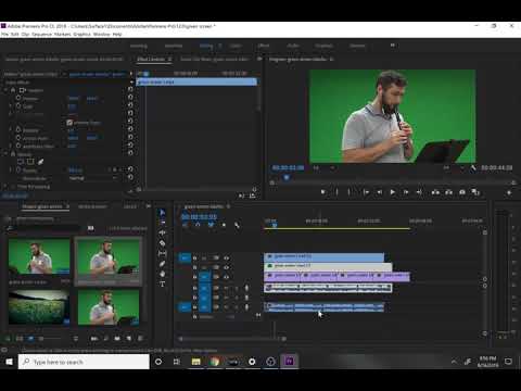 how to green screen adobe premiere elements pro