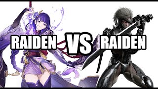 Genshin Raiden vs Metal Gear Raiden