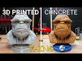 Turning a 3D Printed THE THING Bust into Concrete