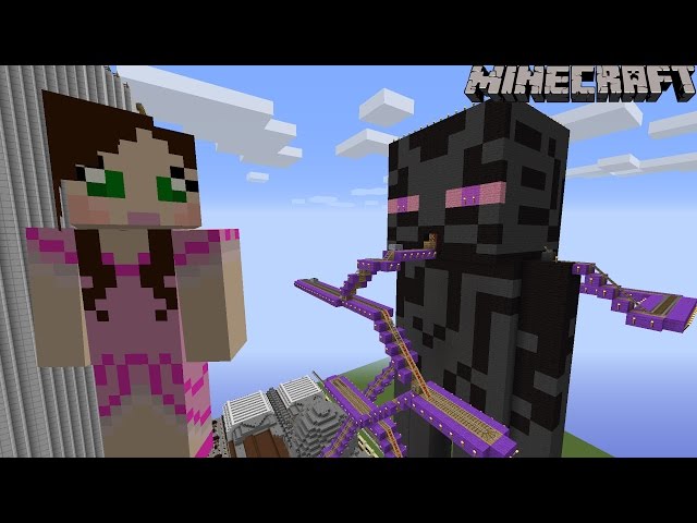 Minecraft Notch Land Giant Enderman Ride [2]