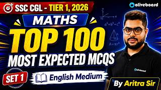 Top 100 Most Expected Questions | Maths | Set 1 | SSC CGL 2026