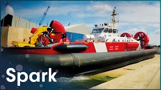 Hauling A Search And Rescue Hovercraft To Canada| Huge Moves | Spark