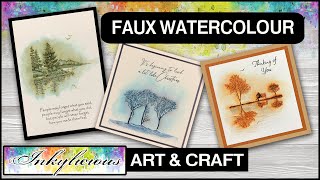 Stamping Techniques  Faux Watercolour