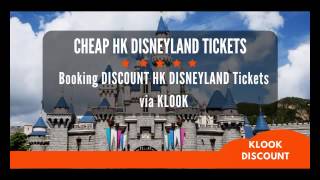Klook hong kong disneyland [discount tickets]: booking cheap hk
tickets via