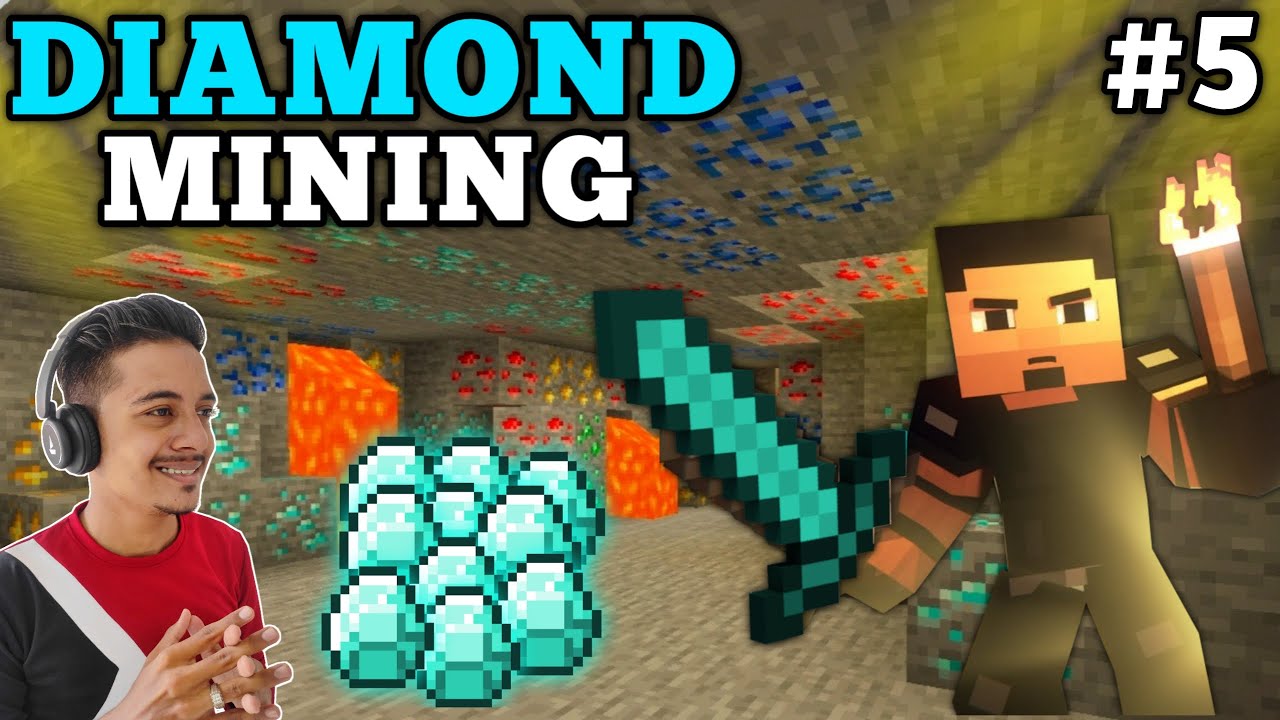 Can I Find Diamond In Minecraft 1.17 | Diamond Mining | Minecraft PE #5 ...