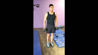 Dumbbell armpit row