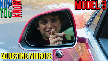 How to Adjust the Mirrors in a Tesla Model 3!