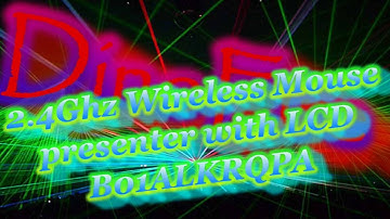 DinoFire Wireless presenter Mouse with LCD 2 4Ghz B01ALKRQPA for YouTube