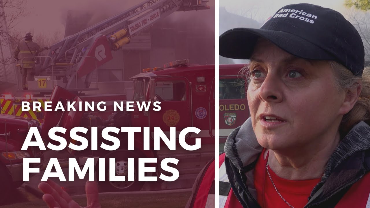 American Red Cross assisting families displaced by apartment fire - YouTube