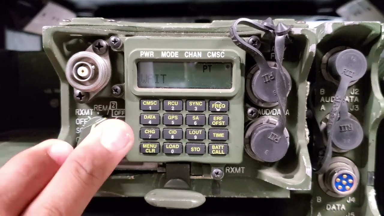 TOC Box Setup & Single Channel Frequency load on a SINCGARS ASIP radio
