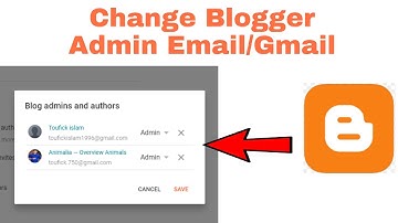 How To Change Blogger Admin  |  Blogger | Change Blogger Admin Email | Bangla Tutorial(Very Easy)