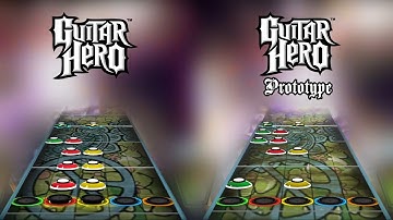 Guitar Hero 1 Prototype - "Take Me Out" Chart Comparison