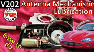 Jaguar XK8 Radio Aerial/antenna removal and internal mechanism lubrication. XKR / X100