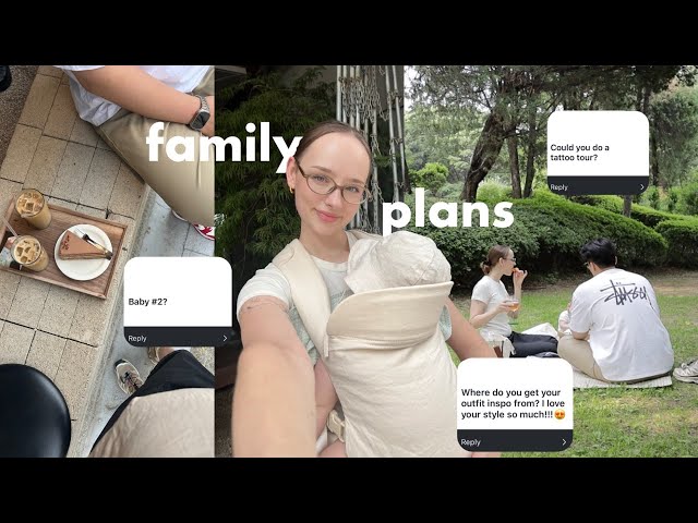 baby number two, tattoo tour, future plans & mindset changes 💚 Q&A vlog