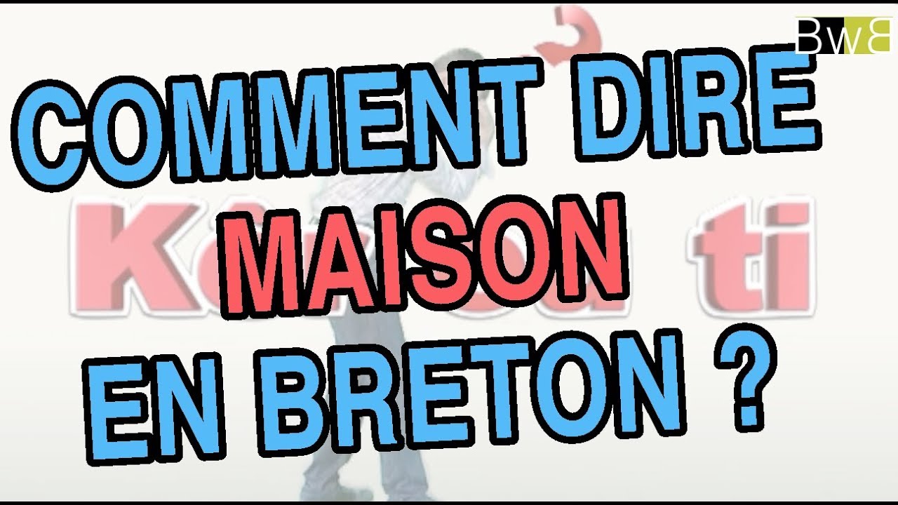 Comment On Dit Maison En Anglais